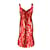 Vivienne Westwood Red Label Jacquard-Seidenkleid Rot  ref.1048439