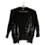 Dolce & Gabbana Cardigan noir à paillettes Coton  ref.1048636
