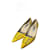 Jimmy Choo Yellow High Heels Acrylic  ref.1048646