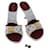 LOUIS VUITTON Monogram Multicolor Mule Sandals High Heels 24 White Auth am4724  ref.1048675