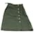 CHANEL Skirt Wool Green CC Auth am4825  ref.1048676