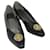 Christian Dior Pumps Leather 7 Black Auth kk196  ref.1048680