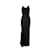 Vestido lencero largo transparente de Roberto Cavalli Negro  ref.1048703