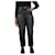 Isabel Marant Etoile Verwaschene schwarze Baggy-Jeans – Größe UK 14 Baumwolle  ref.1048824