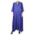 Autre Marque Vestido transparente con bordado floral morado - talla UK 10 Púrpura Algodón  ref.1048848