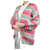 Autre Marque Multicoloured striped crochet cardigan - size S/M Multiple colors  ref.1048853