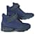 Chanel Interlocking Navy CC Logo Neoprene Sneakers Dark blue Synthetic  ref.1049086