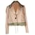 Sacai Cropped Blazer Jacket in Beige Polyester  ref.1049220