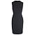 Vestido sin mangas de punto Theory Union en viscosa negra