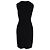 Vestido sin mangas de punto Theory Union en viscosa negra - vista 3
