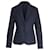 Theory Single-Breasted Blazer in Navy Blue Wool  ref.1049232