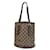 Louis Vuitton Bucket Brown Cloth  ref.1049556