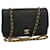 CHANEL Diana Matelasse Turn Lock Shoulder Bag Lamb Skin Black CC Auth 51272a Leather  ref.1049759