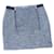 Sandro mini skirt 40  weaving + gray curls/Noir/white silver thread Grey Polyester  ref.1049897