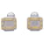 Cartier cuff links, “Santos Dumont”, Gold and Steel. Yellow gold  ref.1049970