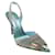 Zapatos de salón destalonados Gatsby iridiscentes Sky de Aquazzura Azul Plástico  ref.1050012