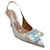 Gianvito Rossi Sapatos de couro branco Jaipur Jewel Slingback  ref.1050020
