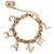 Bracciale Chanel in metallo dorato con lettere D'oro - vista 2