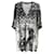 BALMAIN weit geschnittenes T-Shirt aus Leinenjersey Grau  ref.1050081