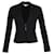 Blazer justo Diane Von Furstenberg em algodão preto  ref.1050089