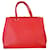 Fendi Red 2Jours large top handle bag Leather  ref.1050187