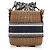 Borsa a secchiello in vimini obliquo marrone Dior - vista 3