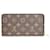Louis Vuitton Portefeuille zippy Brown Cloth  ref.1050275