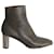 Céline Celine Metallic Heel Ankle Boots in Grey Leather  ref.1050446