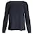 Apc a.P.C. Bateau Neck Ribbed Sweater in Black Viscose Cellulose fibre  ref.1050454