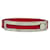 Hermès Pousse-Pousse-Armband Rot Metall Kalbähnliches Kalb  ref.1050488