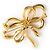 Spilla a Fiocco Kenneth Jay Lane Oro e Strass D'oro - vista 3