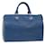Louis Vuitton Epi Speedy 30 Handtasche Toledo Blau M43005 LV Auth 52236 Leder  ref.1050876