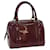 Christian Dior Trotter Canvas Mini Boston Bag Patent leather Purple Auth hk824  ref.1050897