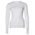 Autre Marque Anine Bing, Ribbed stretch top in white Cotton  ref.1051003