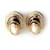 Christian Dior CD earrings Golden Metal  ref.1051092