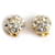 Christian Dior CD bold earrings Golden Metal  ref.1051103