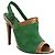 Bottega Veneta Sandali slingback in pelle scamosciata e pelle di serpente tricolore Multicolore Verde