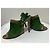 Bottega Veneta Sandali slingback in pelle scamosciata e pelle di serpente tricolore Multicolore Verde - vista 3