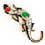 Givenchy Spilla geco Multicolore Metallo  ref.1051248