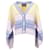 Boutique Moschino Stripe Cardigan in Multicolor Cotton Python print  ref.1051266