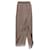 Brunello Cucinelli Layered Midi Skirt in Beige Silk  ref.1051290