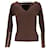 Jacquemus La Maille Oro Ribbed-Knit Top In Brown Viscose Cellulose fibre  ref.1051292