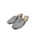 CHRISTIAN LOUBOUTIN Pantoletten & Clogs T.EU 39 Funkeln Silber  ref.1051408