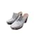 JACQUEMUS  Mules & clogs T.eu 38 leather White  ref.1051469