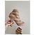 Botines Dolfie de tela beige - vista 3