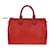 Louis Vuitton Speedy 25 Rosso Pelle  ref.1051794
