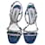 Prada sandali Blu Panno  ref.1052062