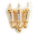 Kenneth Jay Lane Paris latern brooch hanger Golden Gold hardware Metal  ref.1052165