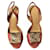 Pollini Sandals Pink Leather  ref.1052179