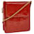 LOUIS VUITTON Monogram Vernis Motto Accessoire Pochette Rouge M91137 Auth LV 52307 Cuir vernis  ref.1052265